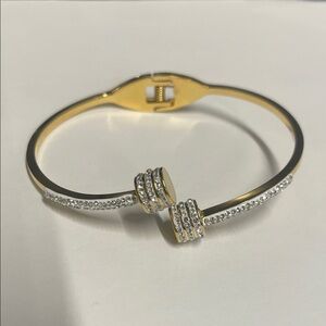 Elegant Gold and Silver Bracelet